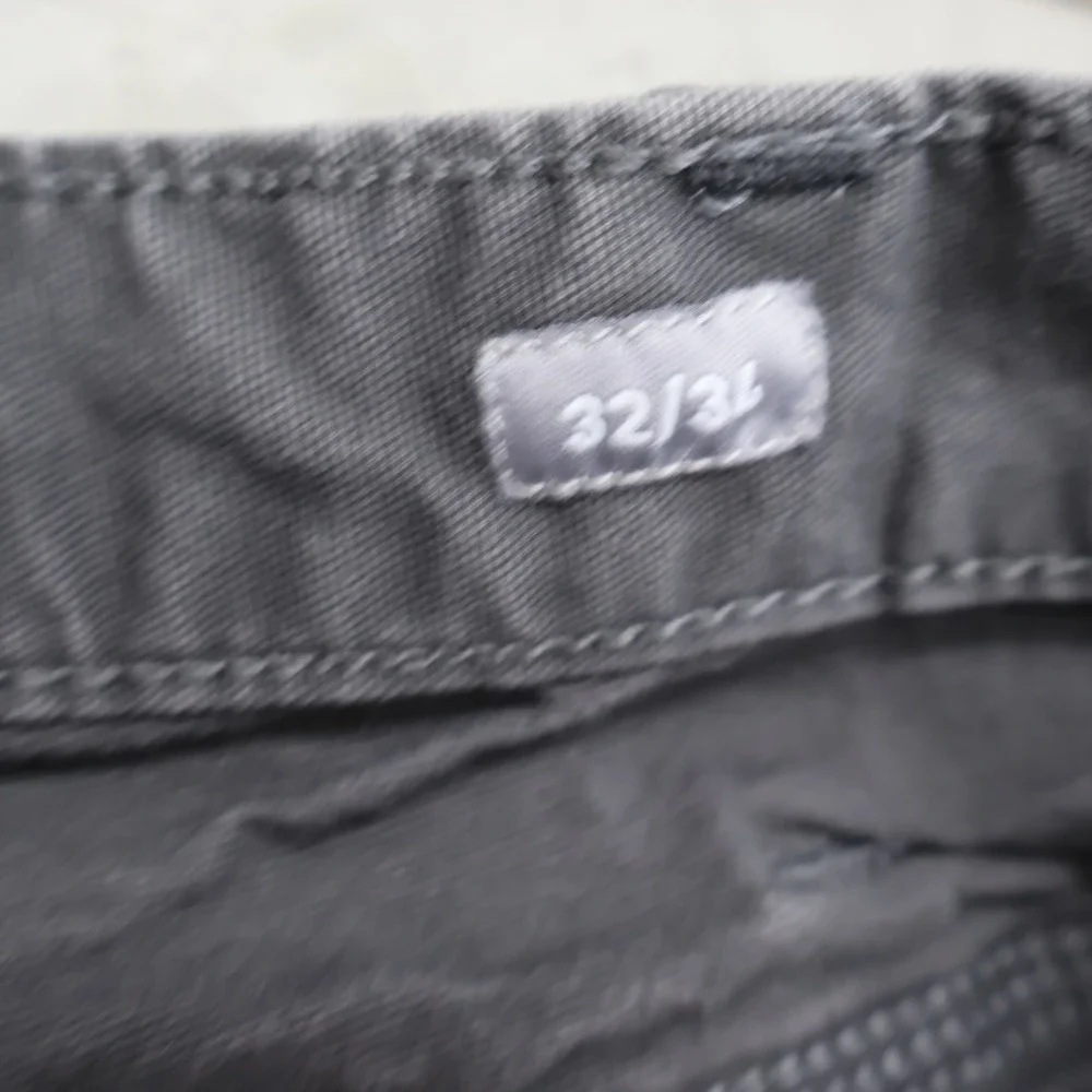 Ariat Rebar Pants Mens 30x34 Grey M7 Slim Straight Leg Work Durable Rugged